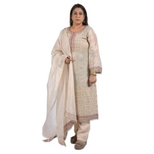 Long 3 Peice suit with plazoo and bustier